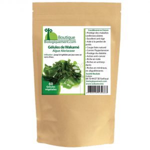 Acheter sur la boutique biologiquement.shop du Wakamé bio un algue pour le traitement naturel du cancer  